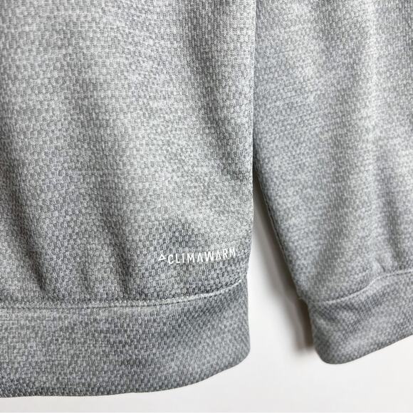 Adidas Men’s Climawarm Hoodie Sweatshirt Small Gray - Picture 4 of 7
